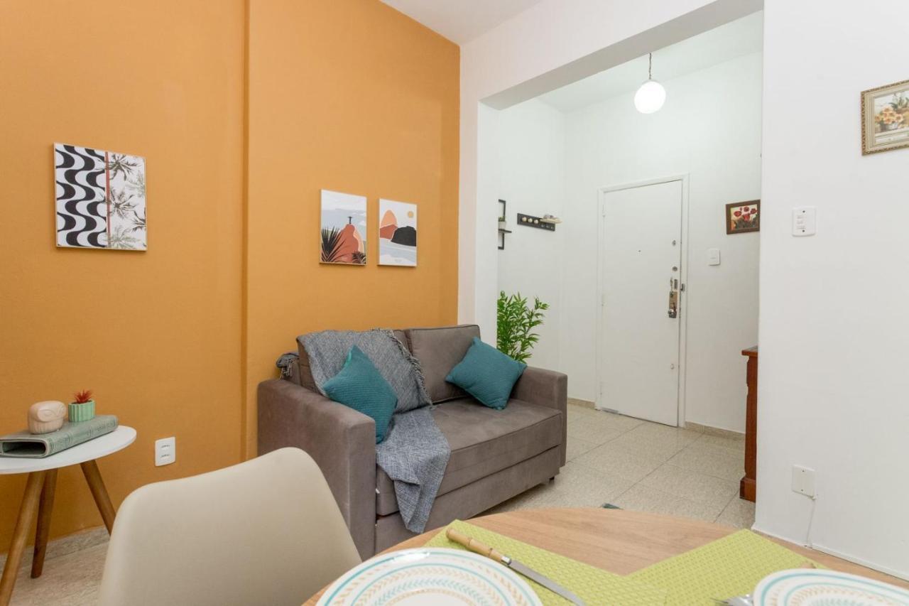 Conforto E Relax, Caminhando Para A Praia De Copacabana, Quarto E Sala, Completo, Com Wi Fi, Cozinha, Ar Condicionado Rio de Janeiro Eksteriør billede