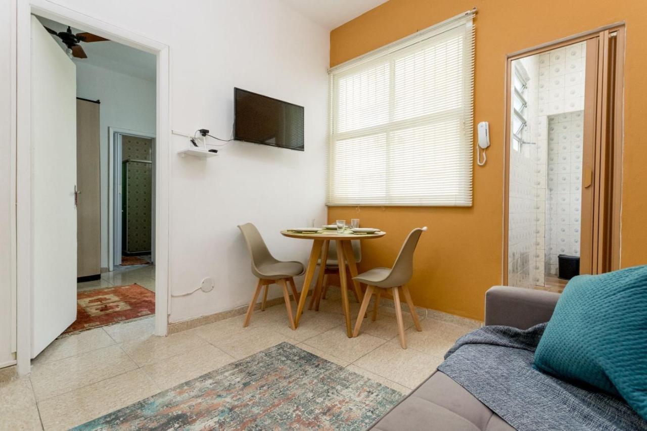 Conforto E Relax, Caminhando Para A Praia De Copacabana, Quarto E Sala, Completo, Com Wi Fi, Cozinha, Ar Condicionado Rio de Janeiro Eksteriør billede