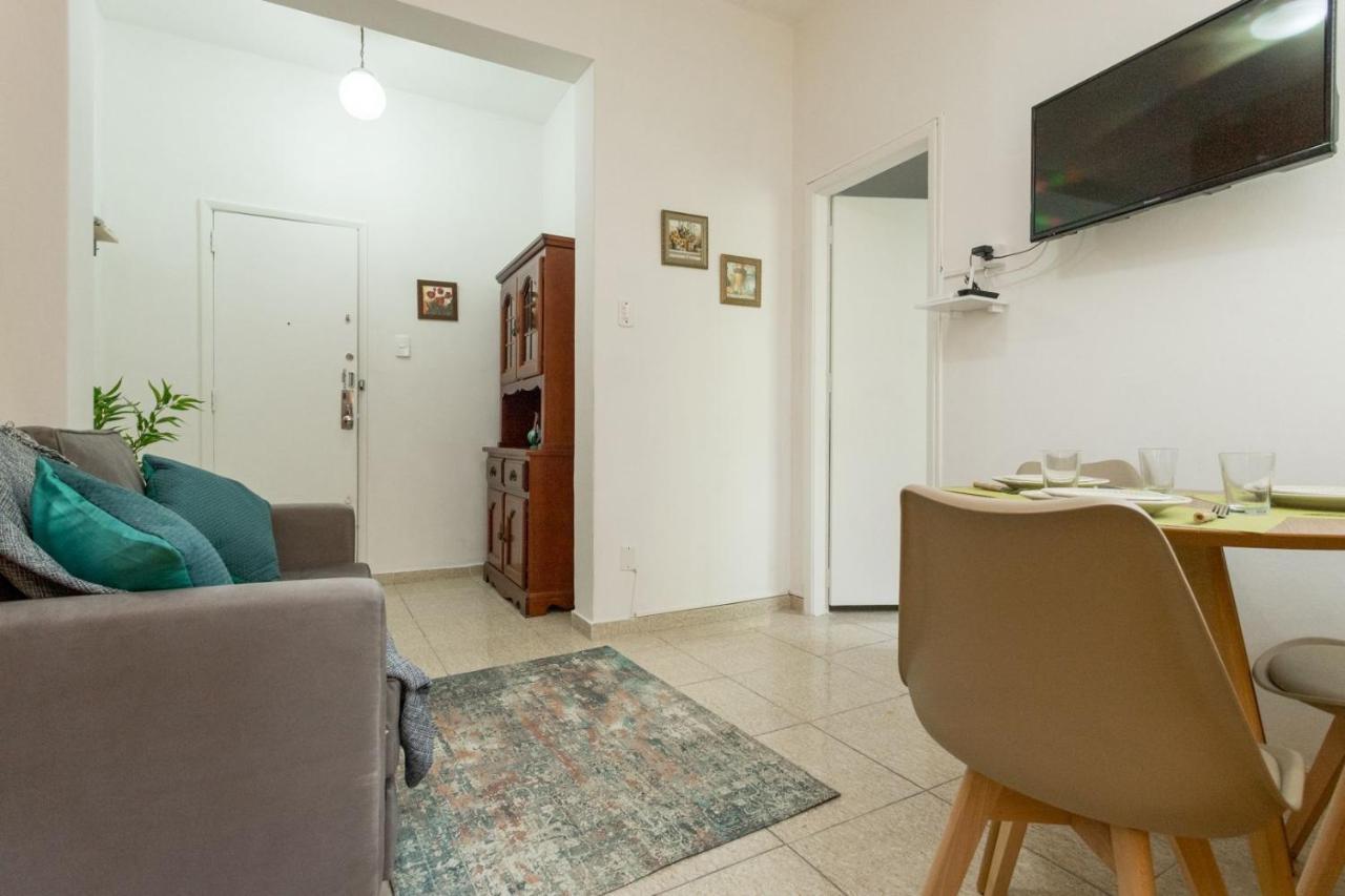 Conforto E Relax, Caminhando Para A Praia De Copacabana, Quarto E Sala, Completo, Com Wi Fi, Cozinha, Ar Condicionado Rio de Janeiro Eksteriør billede