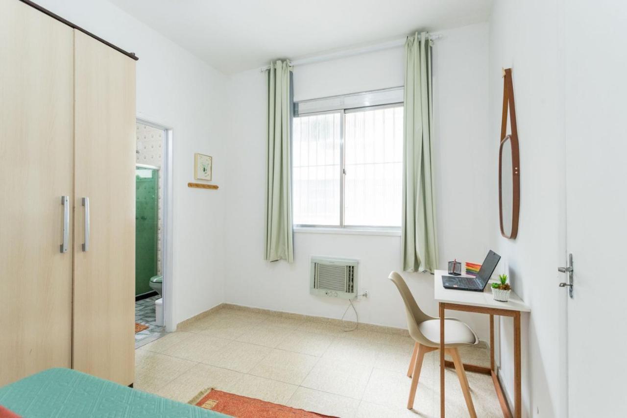 Conforto E Relax, Caminhando Para A Praia De Copacabana, Quarto E Sala, Completo, Com Wi Fi, Cozinha, Ar Condicionado Rio de Janeiro Eksteriør billede